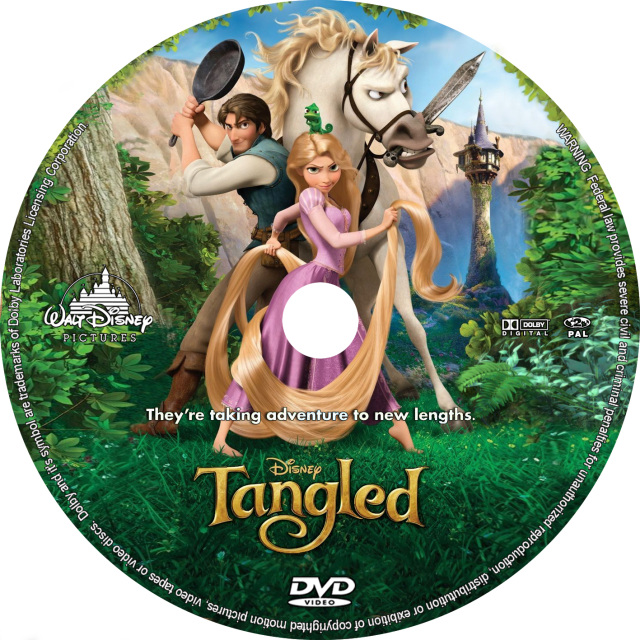 tangled dvd front cover